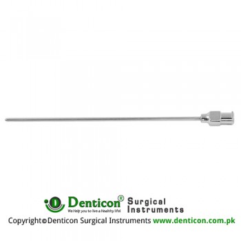 Menghini Liver Puncture Needle For Blind Lever Puncture - With Stopping Needle Stainless Steel, Needle Size Ø 1.4 x 168 mm